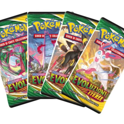 Pokemon box di buste evoluzioni eteree ita