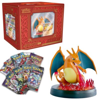 Collezione charizard con statuina